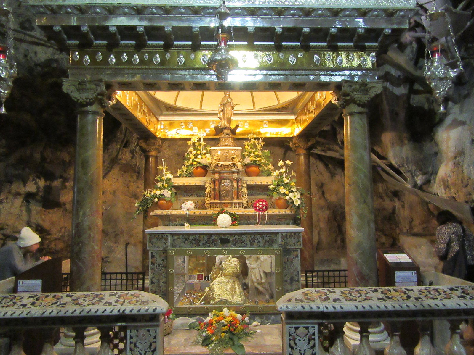 Rosalia-Altar, 1667, im Santuario Sta Rosalia