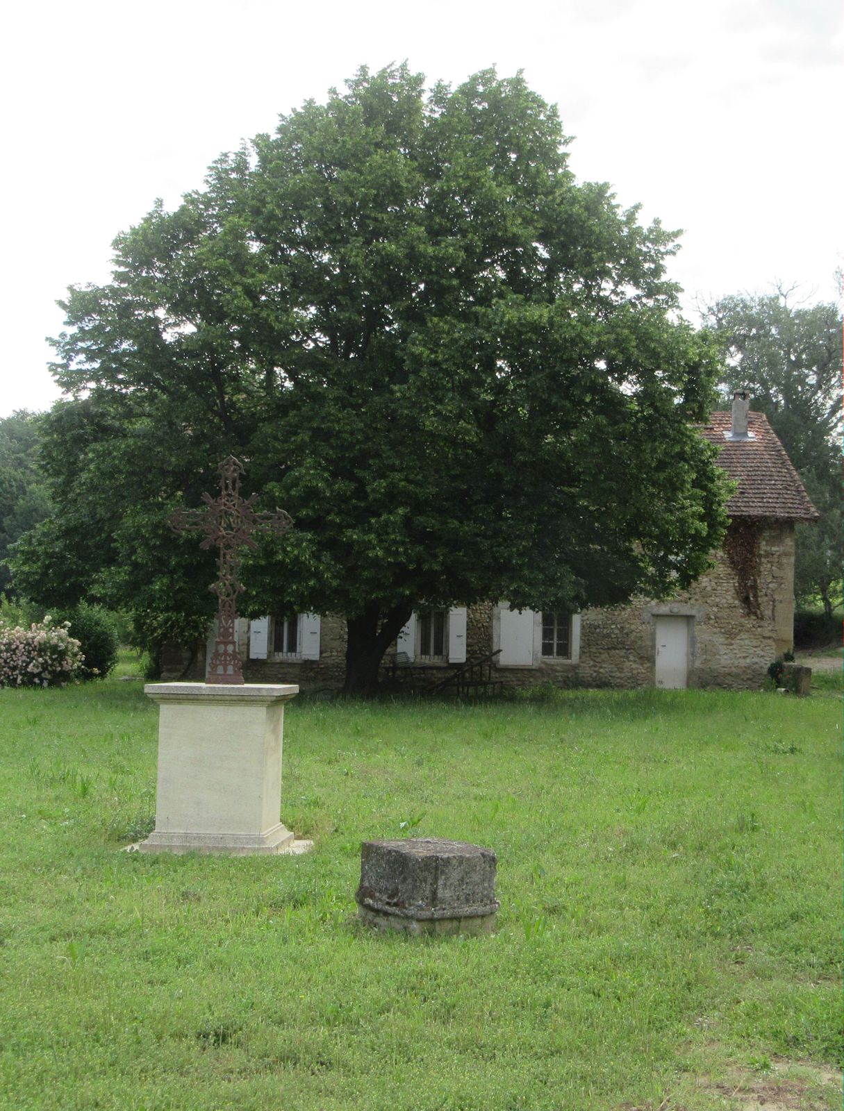 Fläche des ehemaligen Klosters Saint-André-de-Ramières