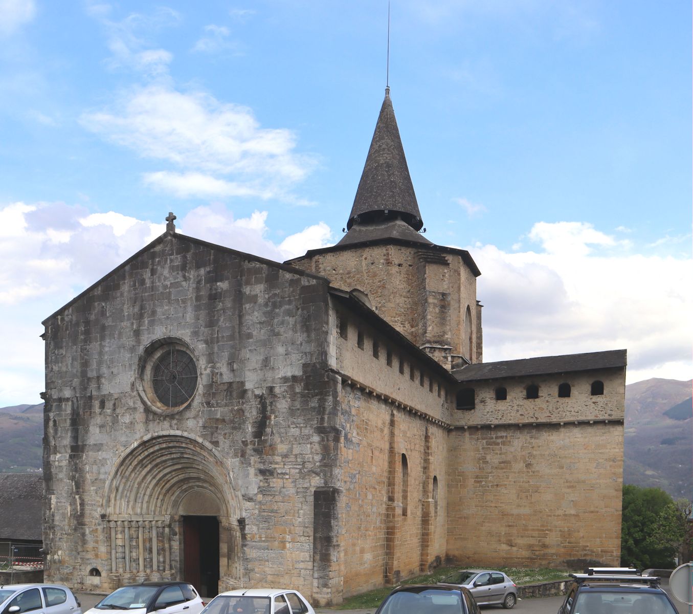 Kirche des ehemaligen Klosters in Saint-Savin