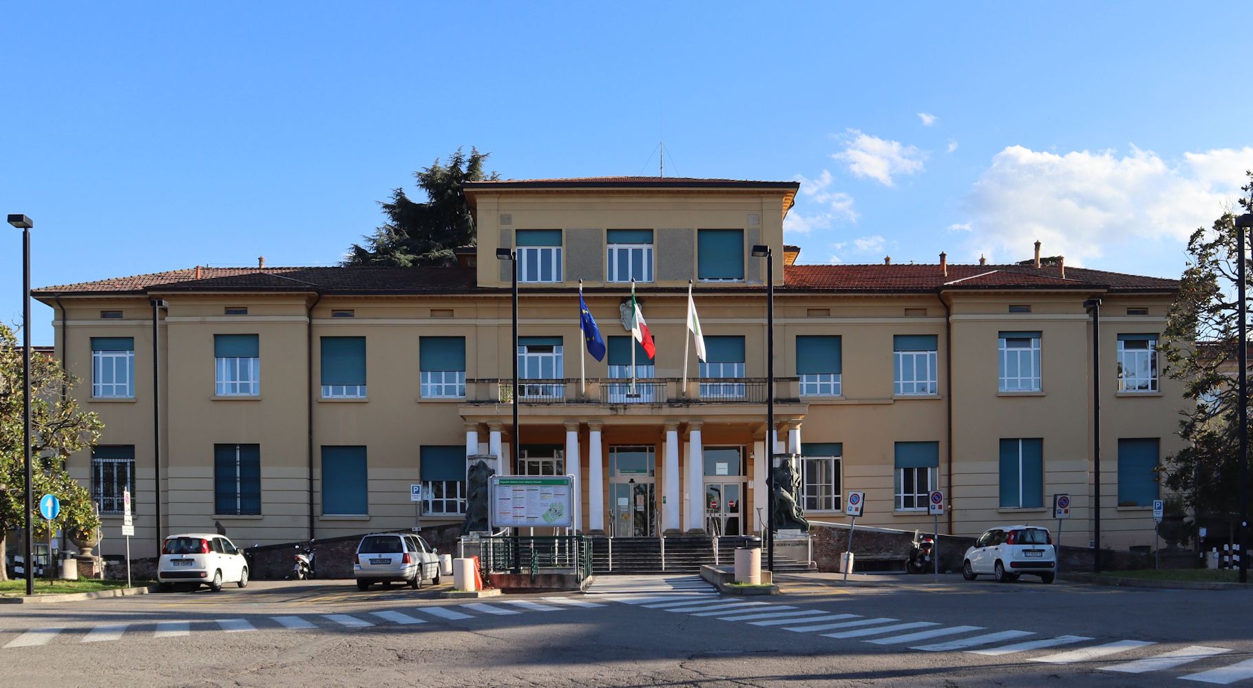 ältestes Gebäude des Bellaria-Krankenhauses in Bologna