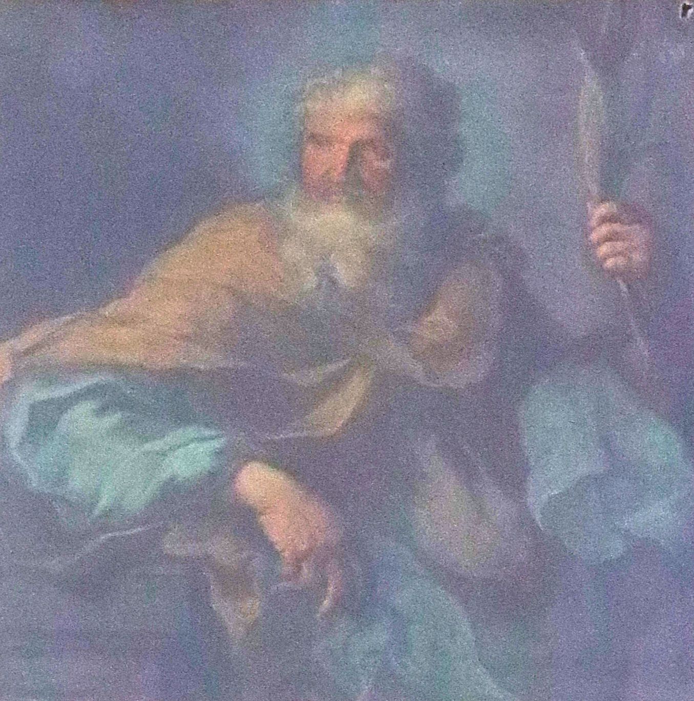Fresko: Lucius, in der Basilika San Valentino in Terni