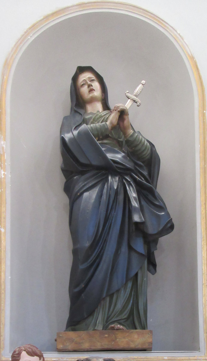 Statue in der Kathedrale in Nicosia