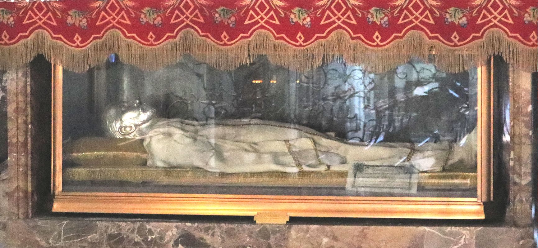 Satyrus' Gebeine in der Kirche Sant'Ambrogio in Mailand
