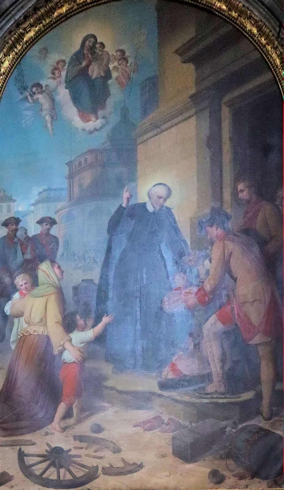 Tommaso Lorenzone: Altarbild, 1875, in der Kirche San Filippo Neri in Turin
