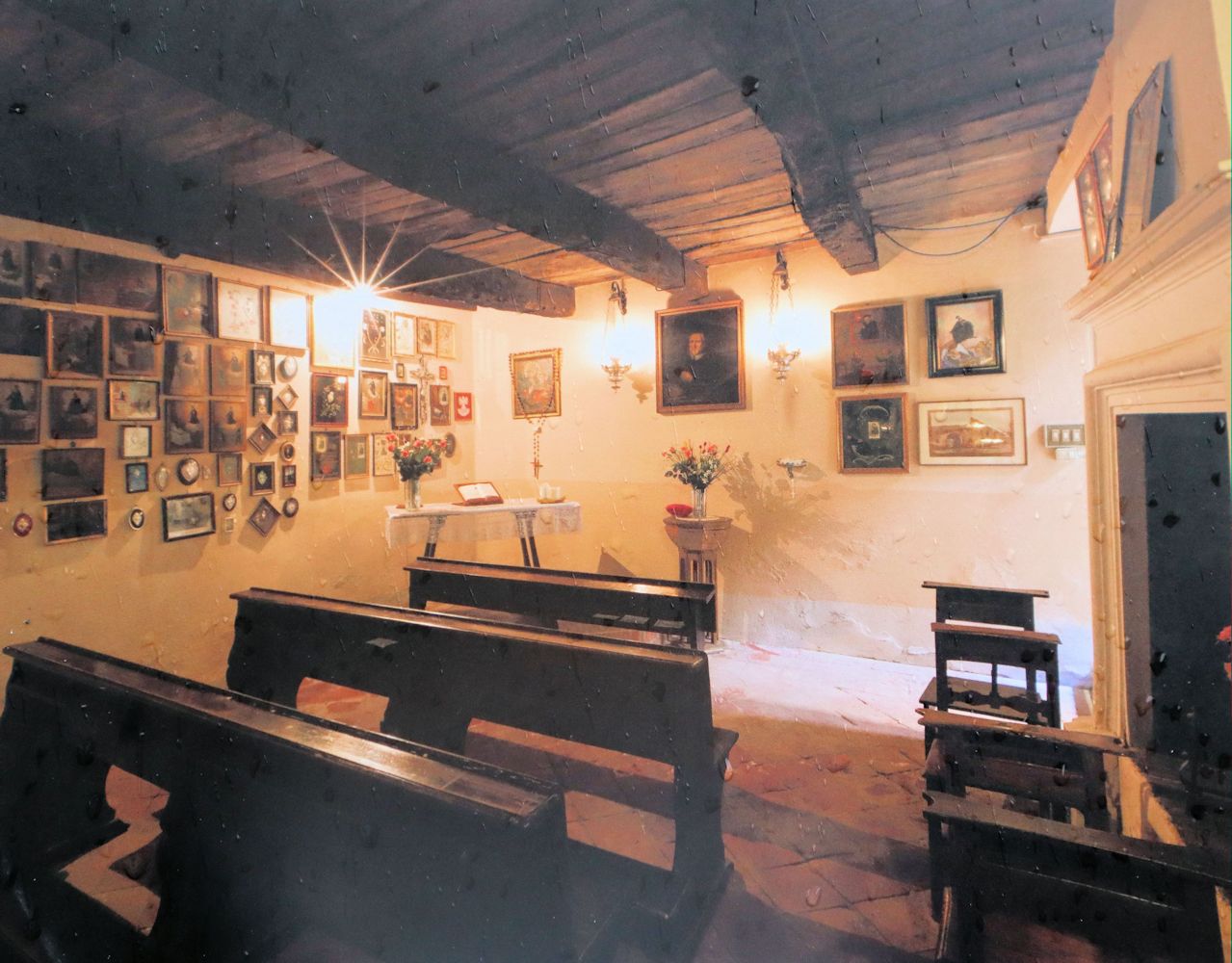 Originalzimmer im Sanktuarium Beato Valfré in Verduno