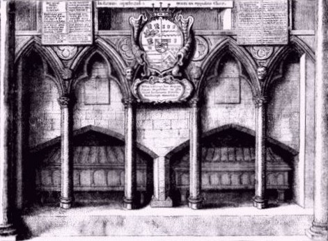 Grab der Könige Sebbus und Ethelred in der St.-Pauls-Kathedrale in London