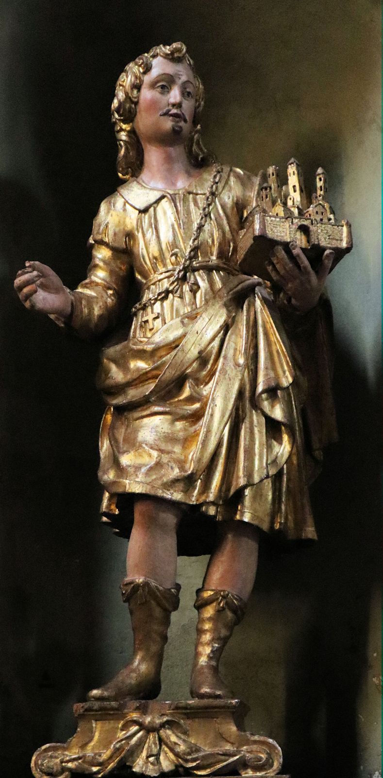 Statue in der Kirche San Secondo in Asti