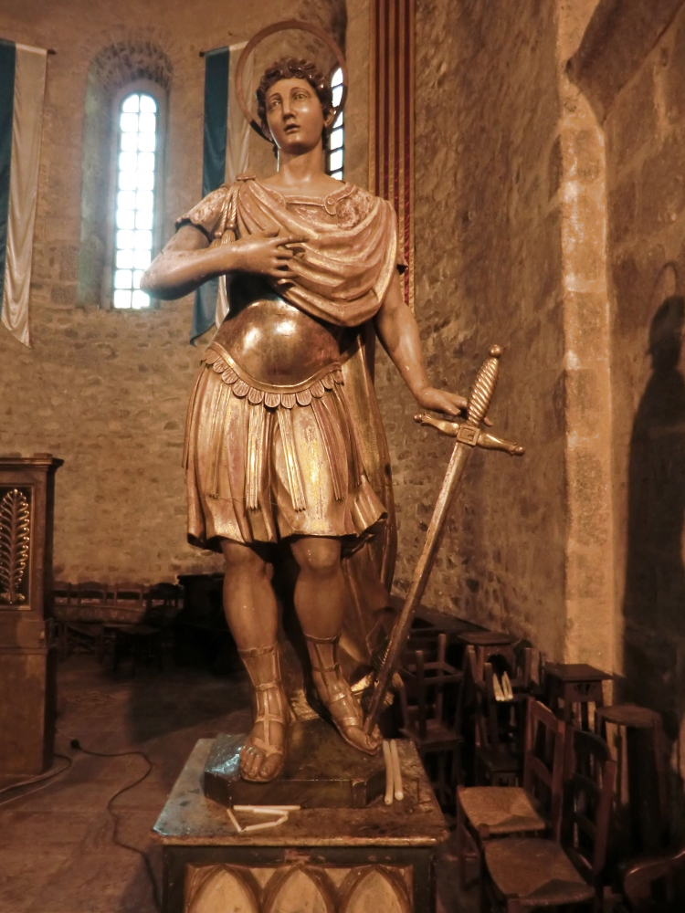 Statue in der Kirche in Arles-sur-Tech