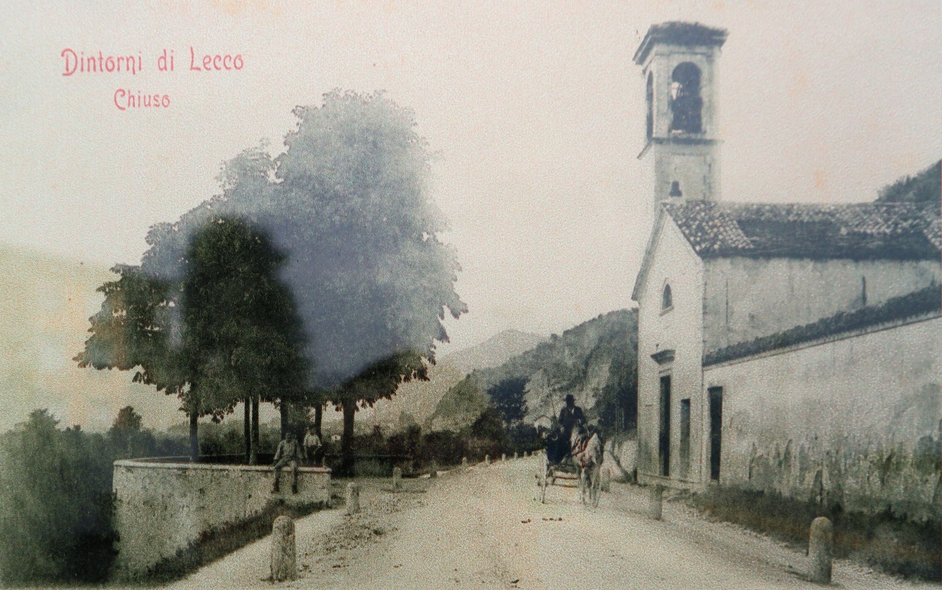 Kirche San Giovanni Battista in Chiuso um 1910