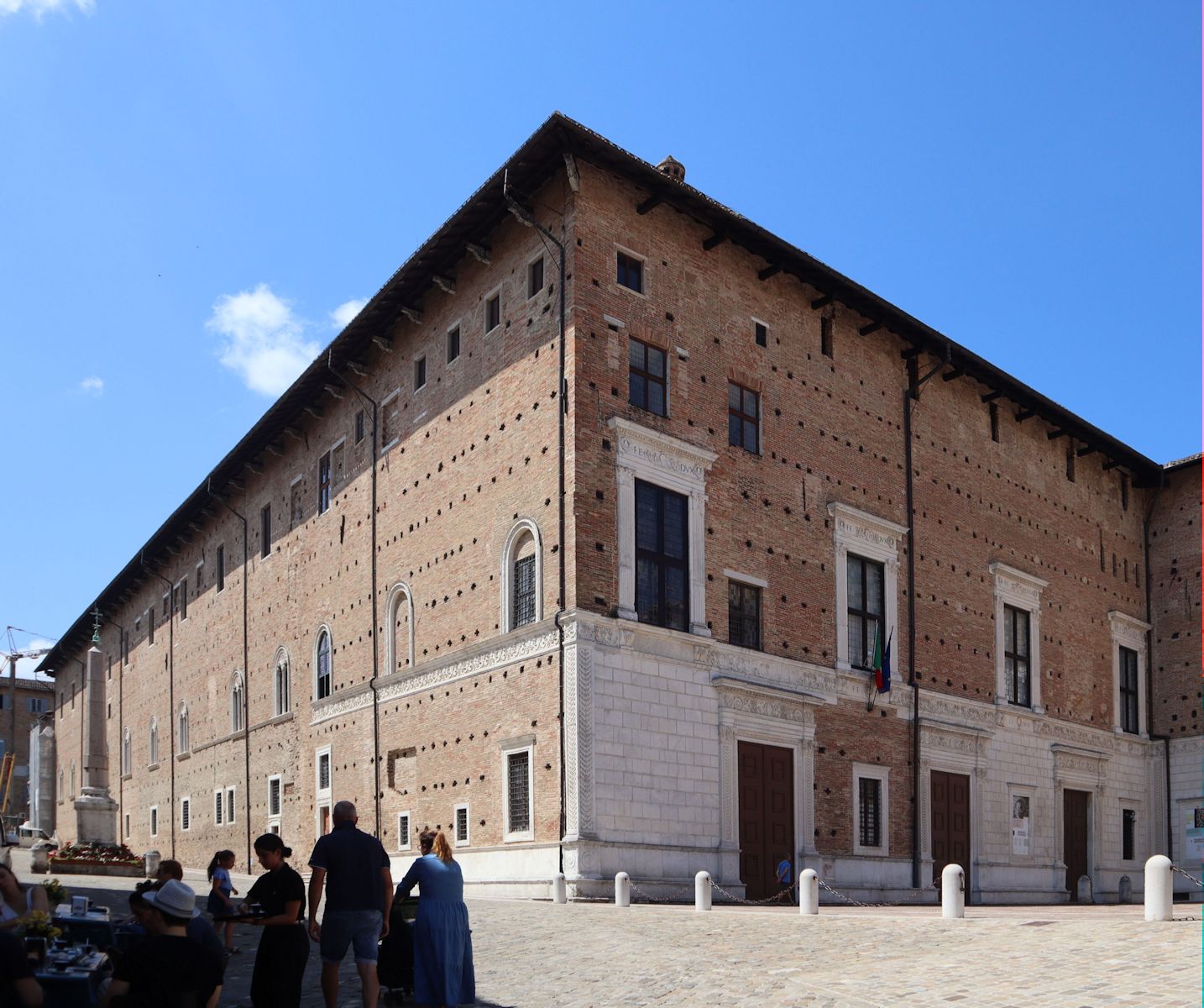 Palazzetto della Jole (rechts), Kern des Palazzo Ducale in Urbino