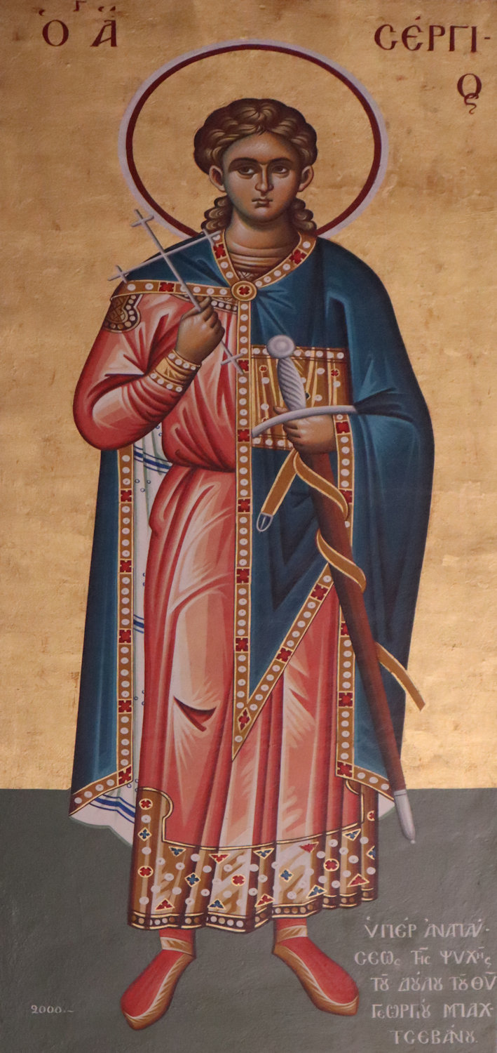 Fresko in der Kirche Cyrill und Methodios in Thessaloniki