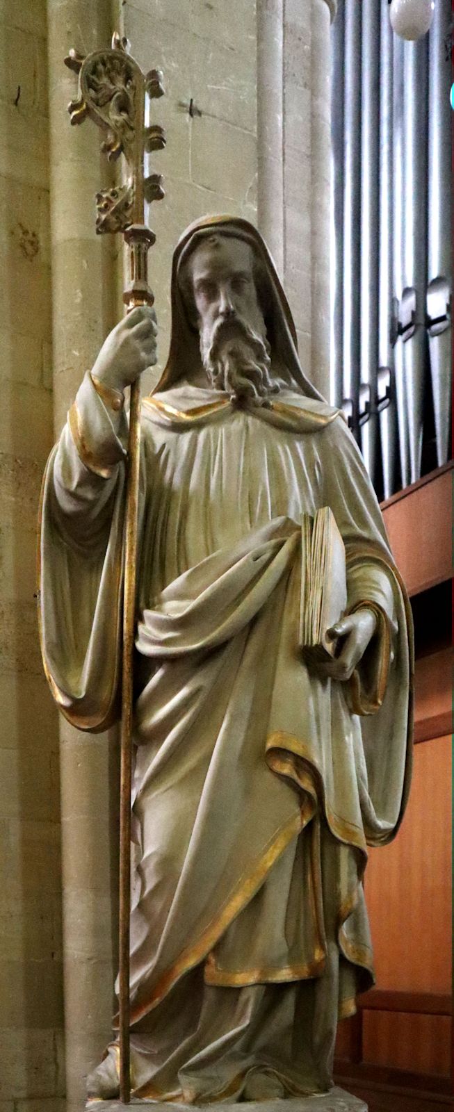 Statue in der Pfarrkirche in Saint-Saëns