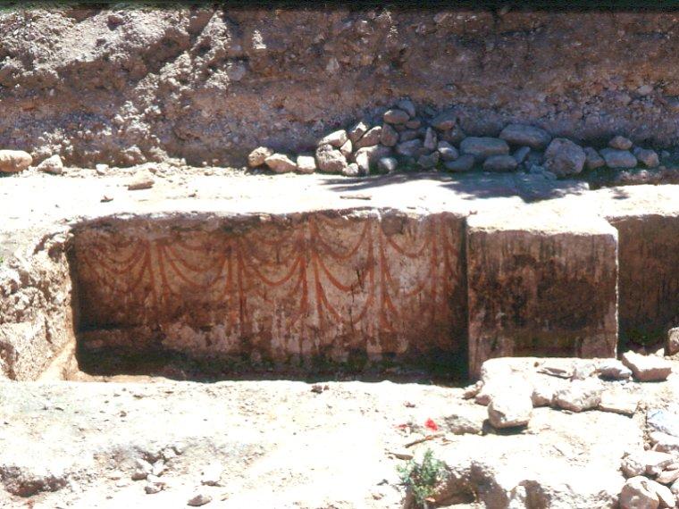 Ausgrabungen der Krypta der Klosterkirche, in der Siglind bestattet war