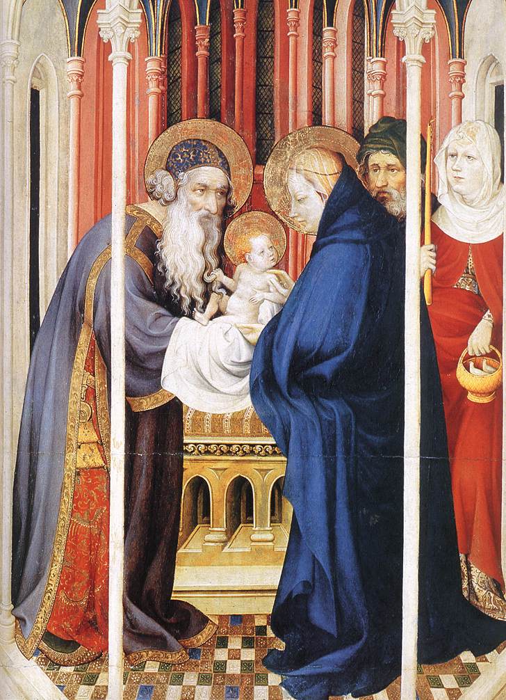 Melchior Broederlam: Darstellung Christi im Tempel, 1393 - 99, Musée des Beaux-Arts in Dijon