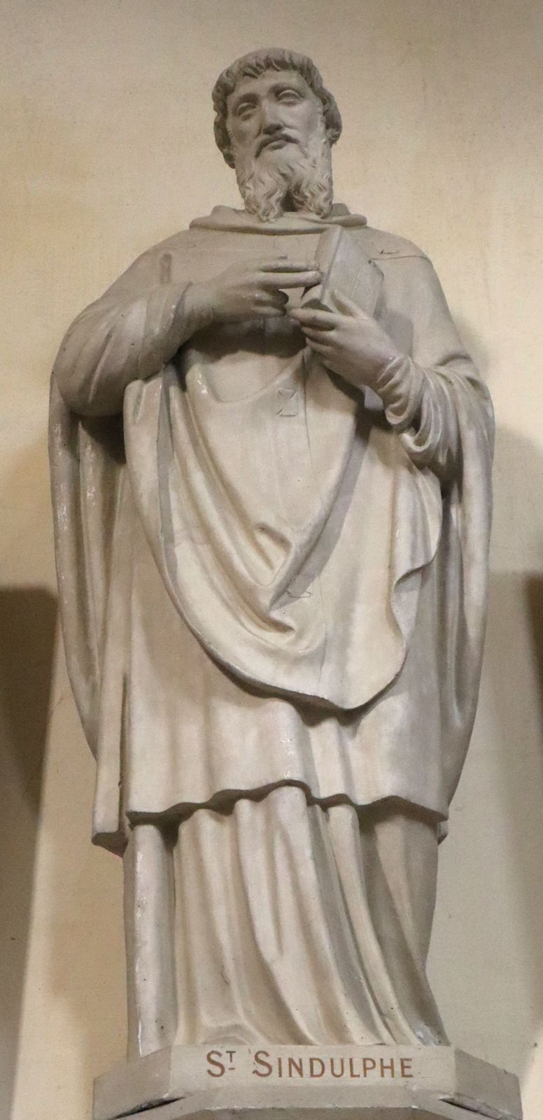 Statue in der Kirche des ehemaligen Klosters Saint-Pierre in Hautvillers