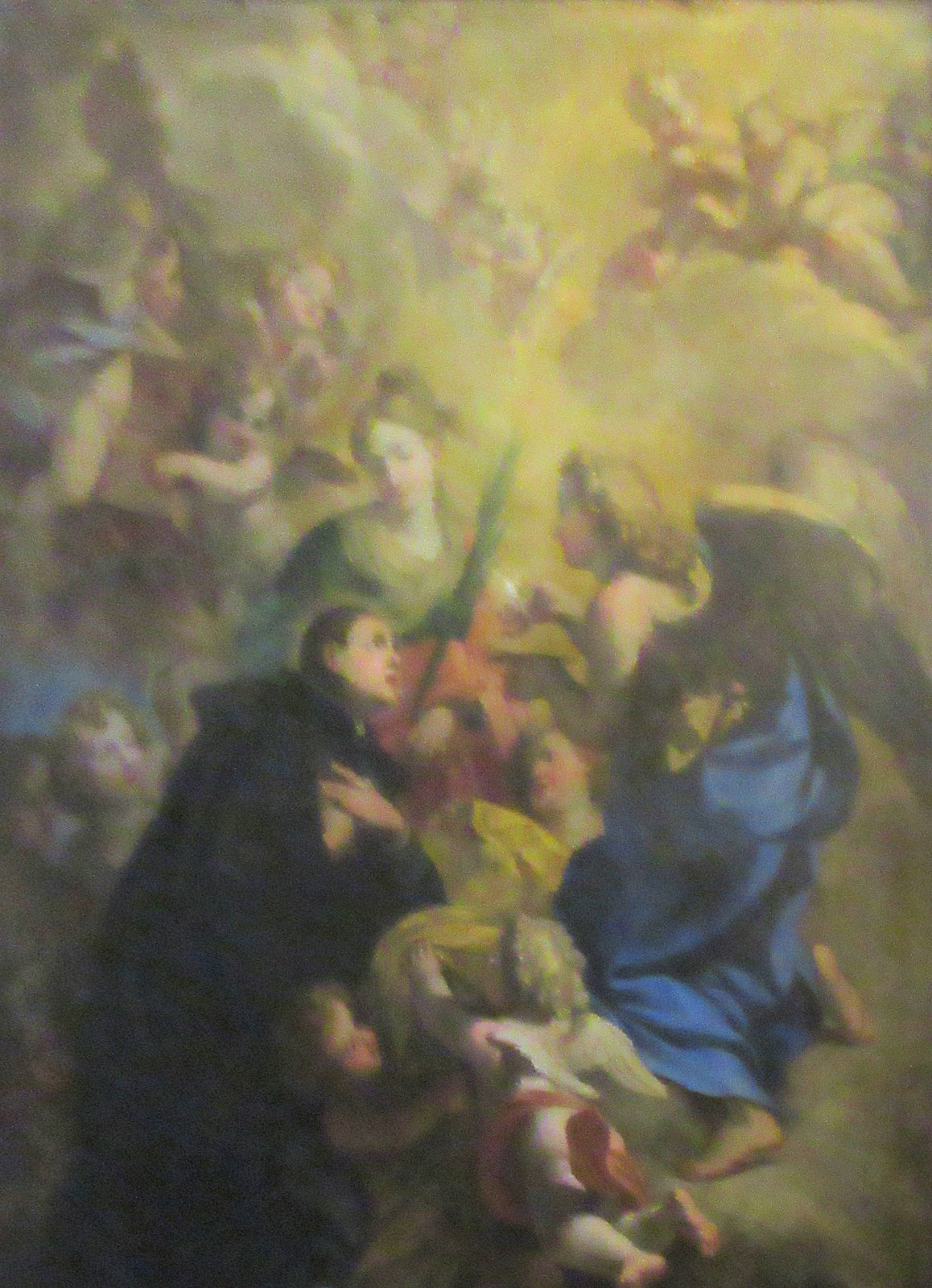 Ludovico Mazzanati: Maria reicht Stanislaus die Kommunion, 18. Jahrhundert, in der ihm geweihten Kapelle in der Kirche Sant'Andrea al Quirinale in Rom