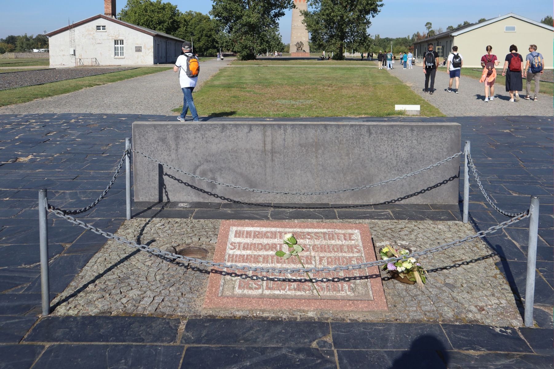 Hinrichtungsstätte, im Mittelpunkt des ehemaligen Konzentrationslagers Sachsenhausen