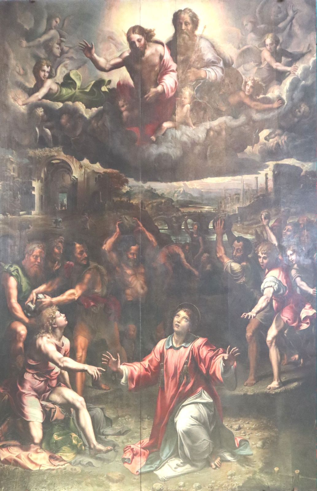 Giulio Romano: Stephanus' Steinigung, 1521, in der Kirche Santo Stefano in Genua