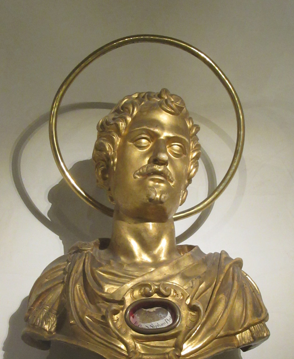 Reliquie, im Museum der Kirche San Paolo fuori le Mura in Rom