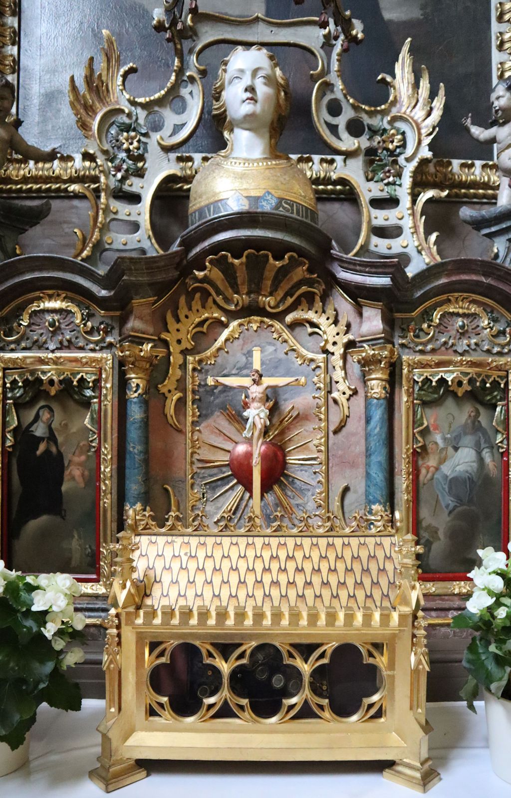 Reliquien in der Klosterkirche bei Abenberg