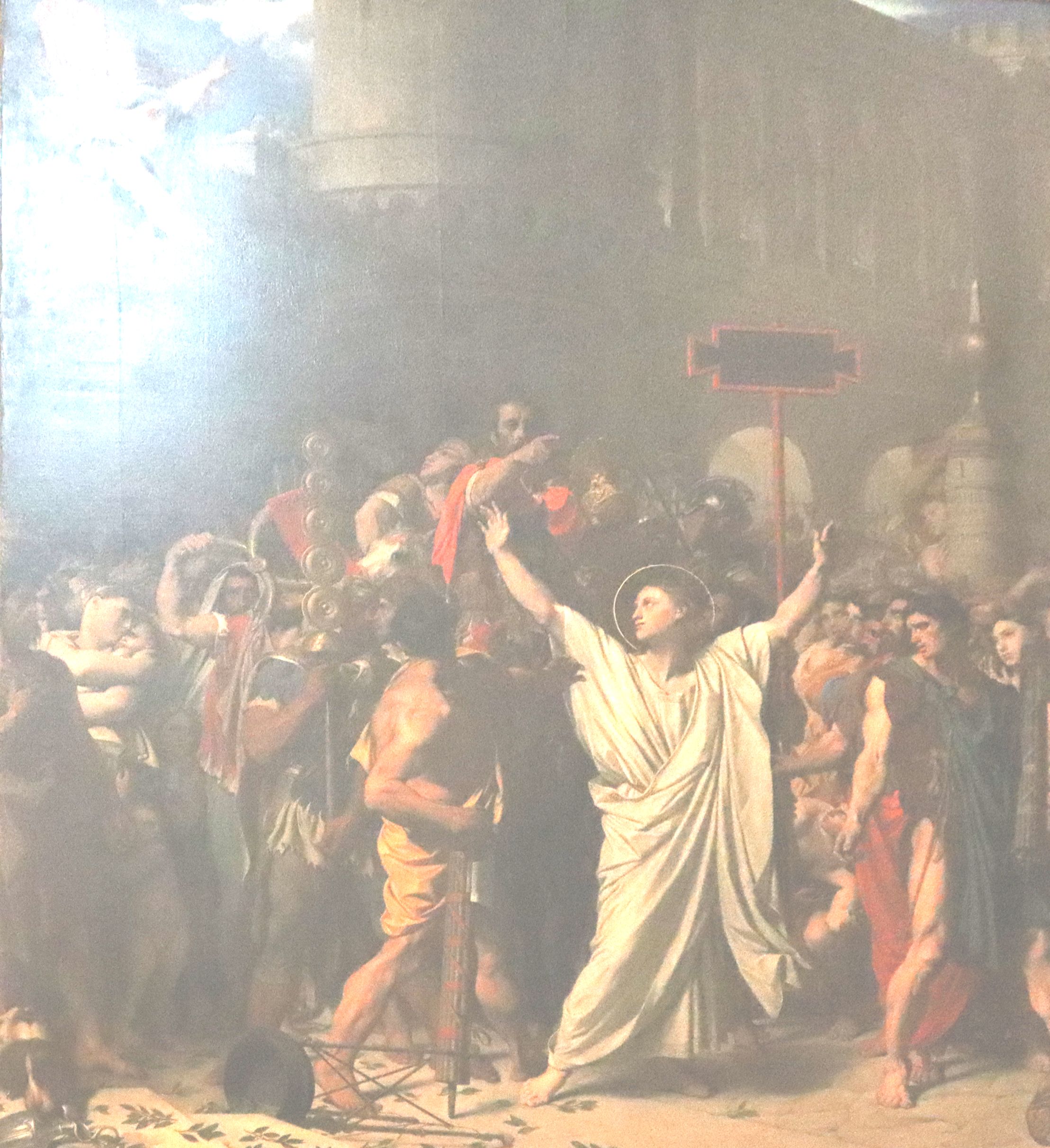 Jean-Auguste-Dominique Ingres: Das Martyrium von  Symphorianus, 1834, in der Kathedrale Saint-Lazare in Autun