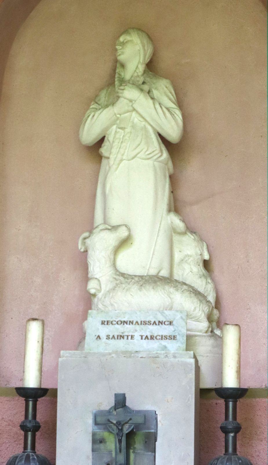 Statue in der Kapelle an Tarsitias Grotte