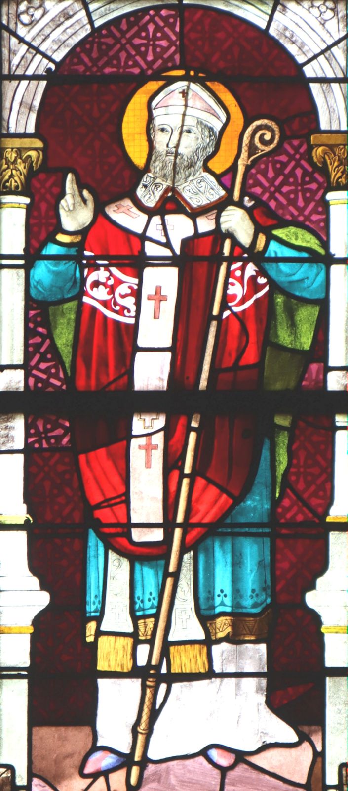 Glasfenster in der Kirche Saint-Thénénan in Plabennec