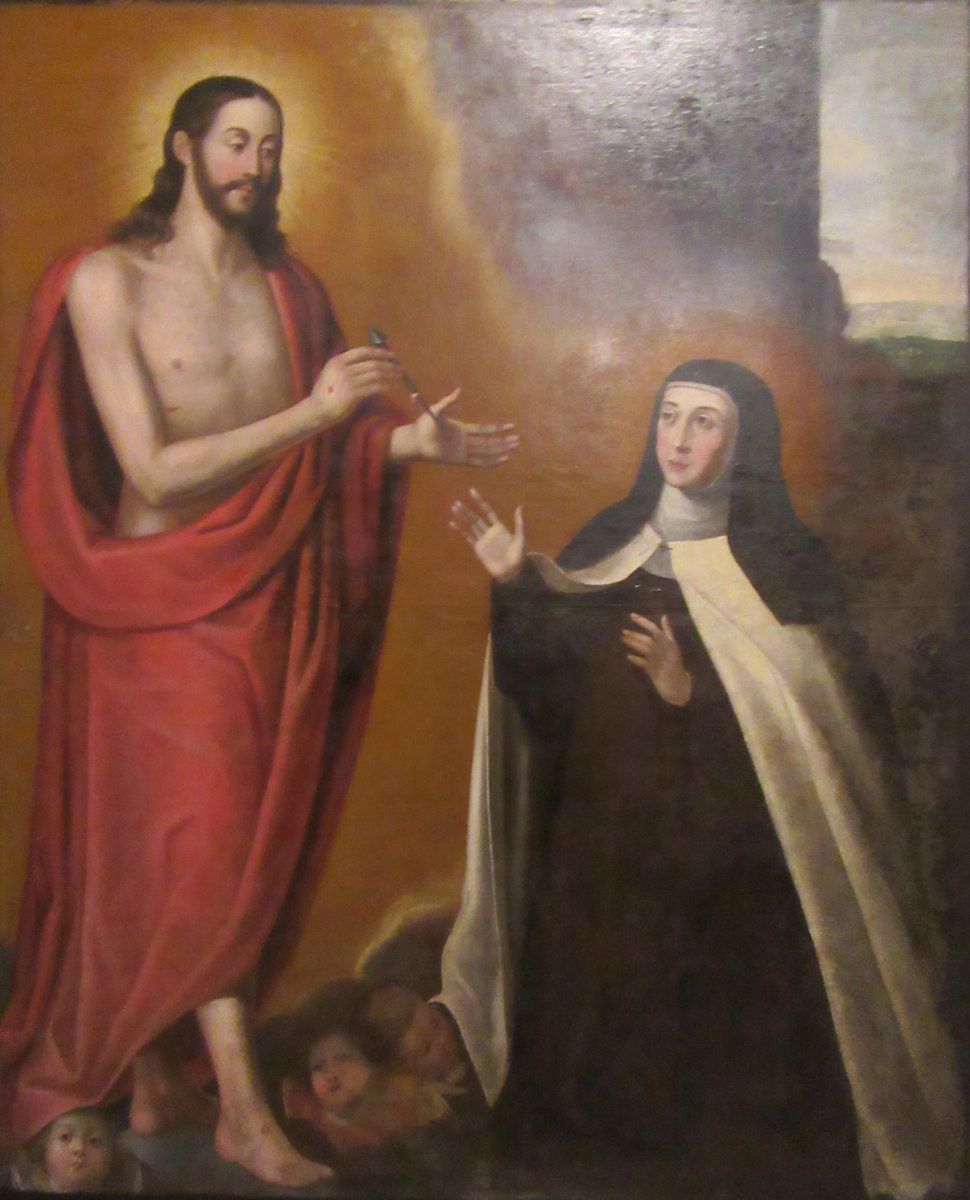Theresas mystische Vermählung mit Jesus Christus, um 1680, im Museum in Alba de Tormes