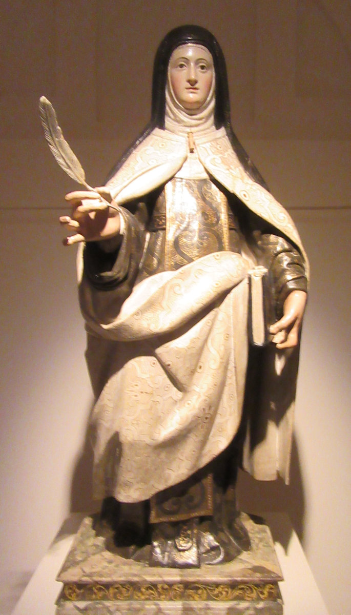 Statue, 17. Jahrhundert, im Museum in Alba de Tormes