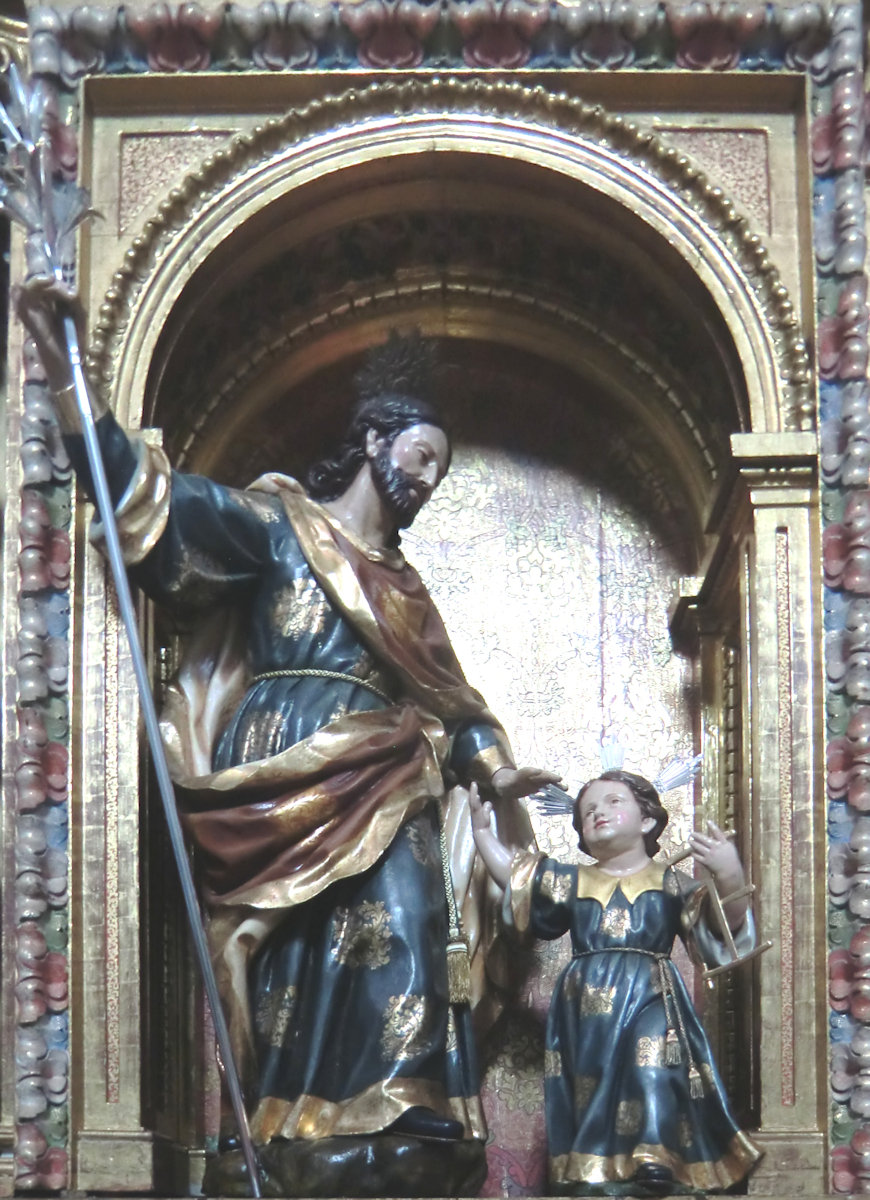 Josephsaltar in der Klosterkirche de la Encarnación in Ávila