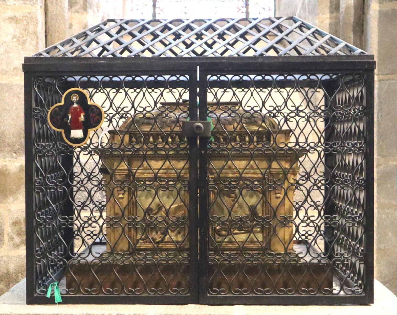 Reliquiar in der Kirche Saint-Pierre-ès-Liens in Le Dorat