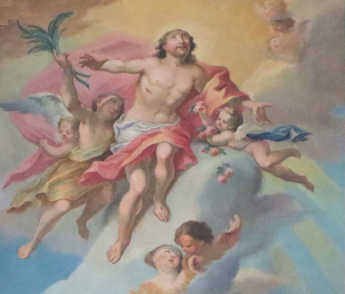 Hochaltar-Bild in der allfahrtskirche in Wemding