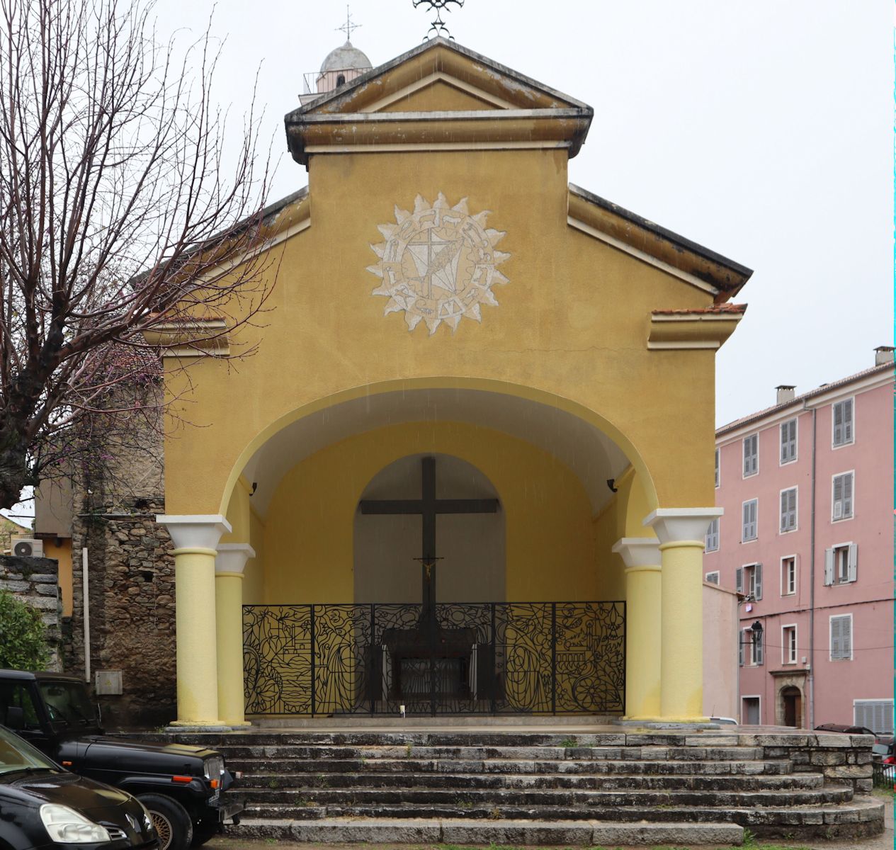 Kapelle in Corte, erbaut 1954 an der Stelle des Geburtshauses von Theophilus