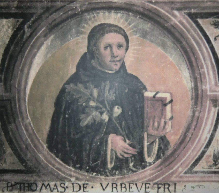 Wandmalerei, Foto in der Servitenkirche in Orvieto