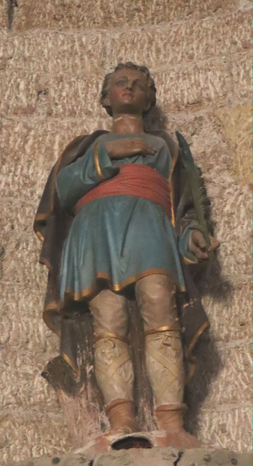 Tiberius-Statue in der Kirche in Saint-Thibéry