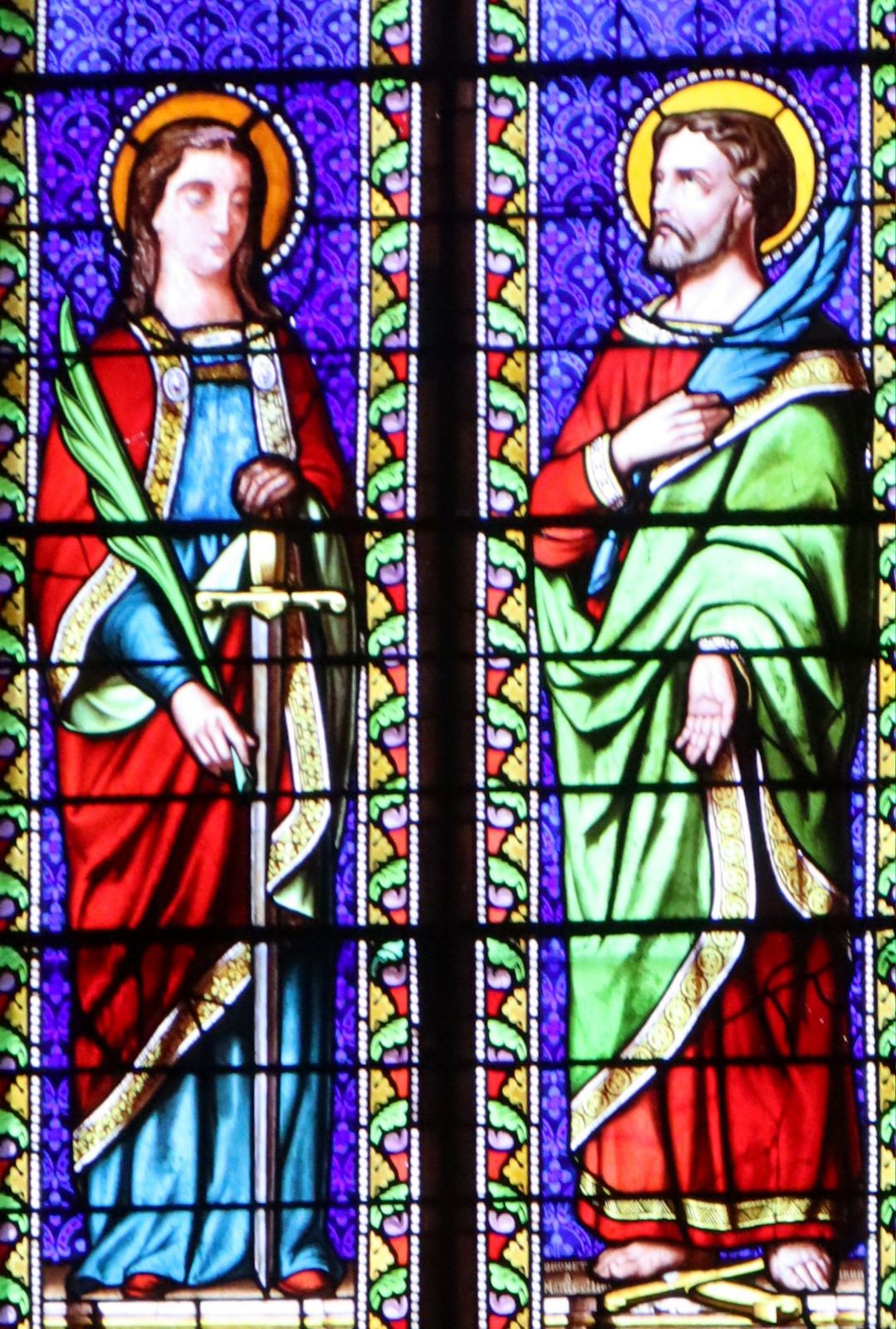 Tiberius-Statue in der Kirche in Saint-Thibéry