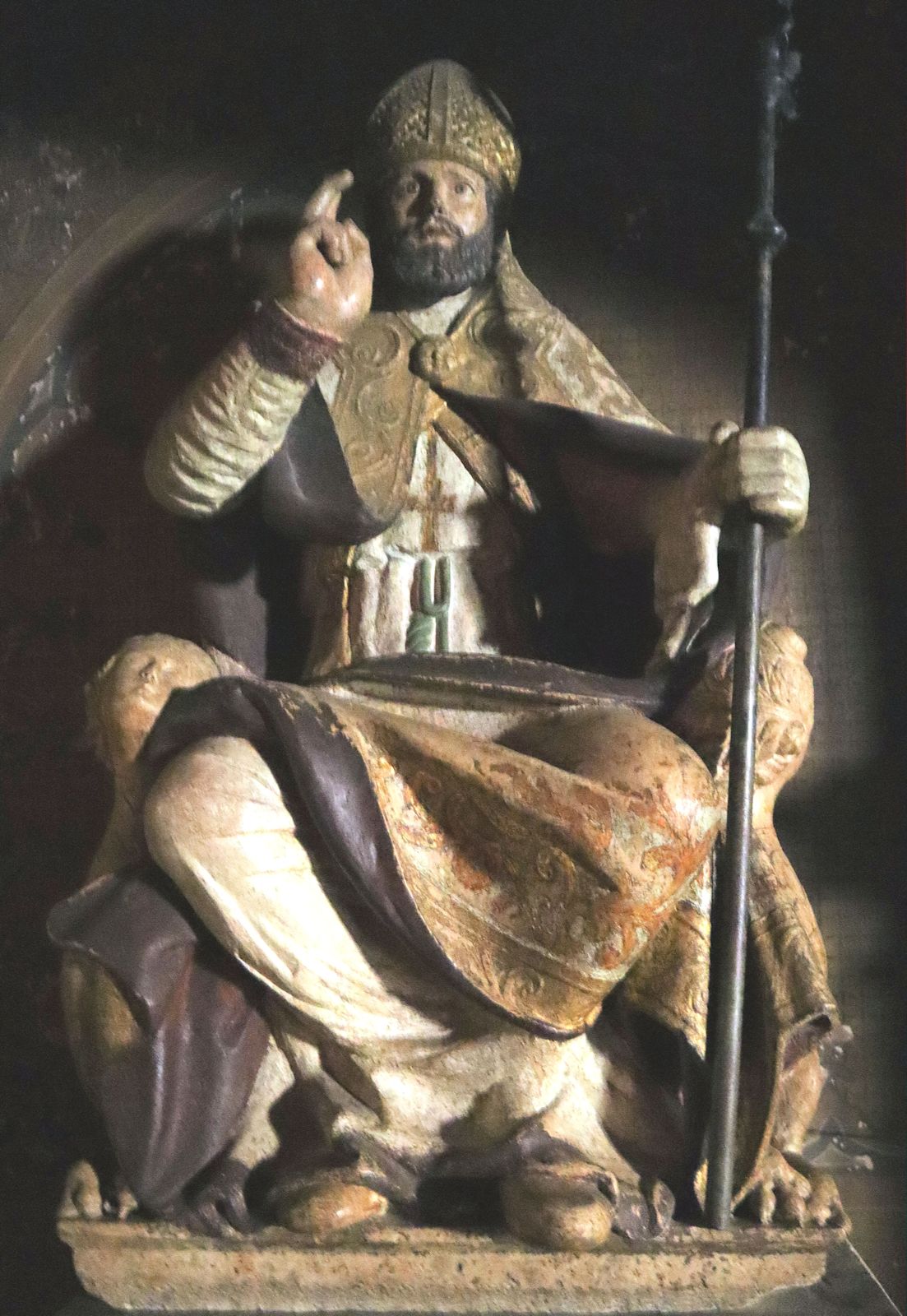 Statue  in der Kathedrale in Ceneda / Vittorio Veneto