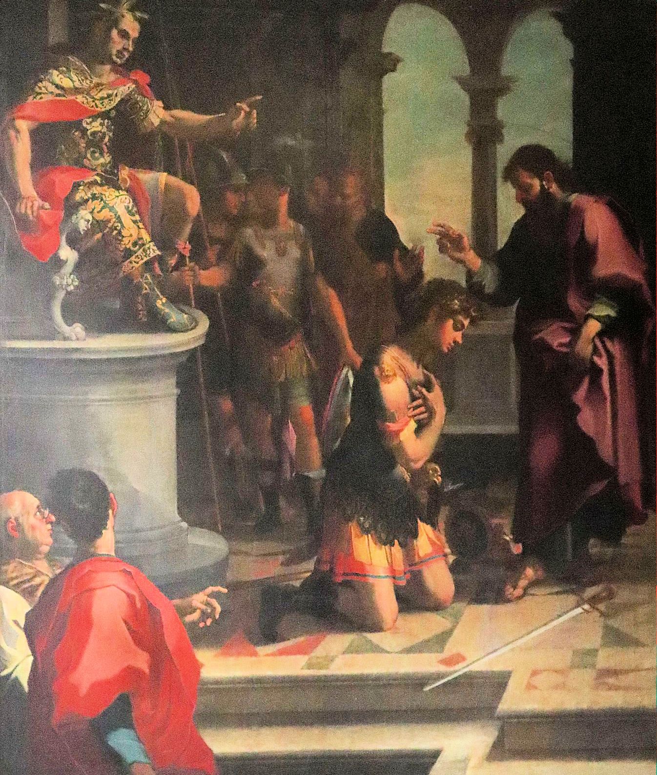 Rutilio Manetti: Torpes' Martyrium, Bild, um 1615, in der Kirche San Frediano in Pisa