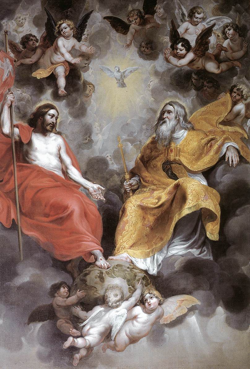 Hendrick van Balen: Gott Vater, Sohn und heiliger Geist, um 1625, in der Sint-Jacobskerk in Antwerpen