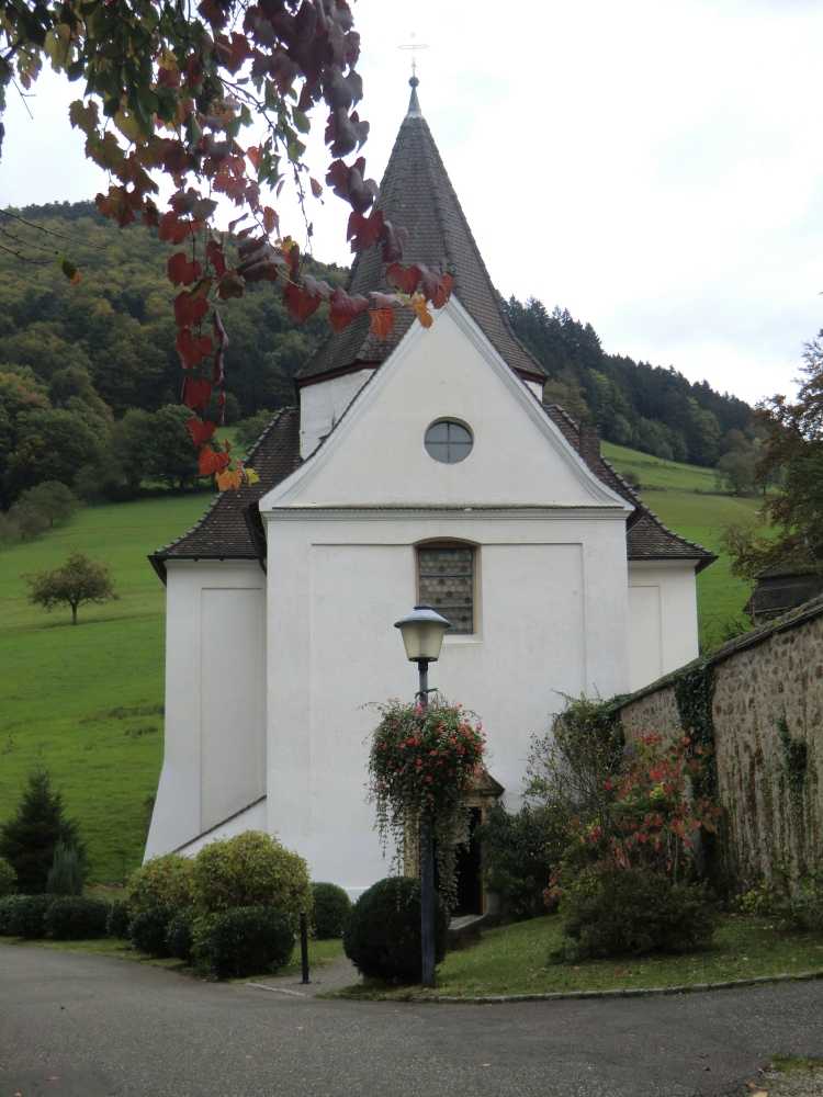 Trudpert-Kapelle, errichtet am Ort seines Martyriums neben dem ehemaligen Kloster St. Trudpert, 1632 zerstört, 1731 neu erbaut