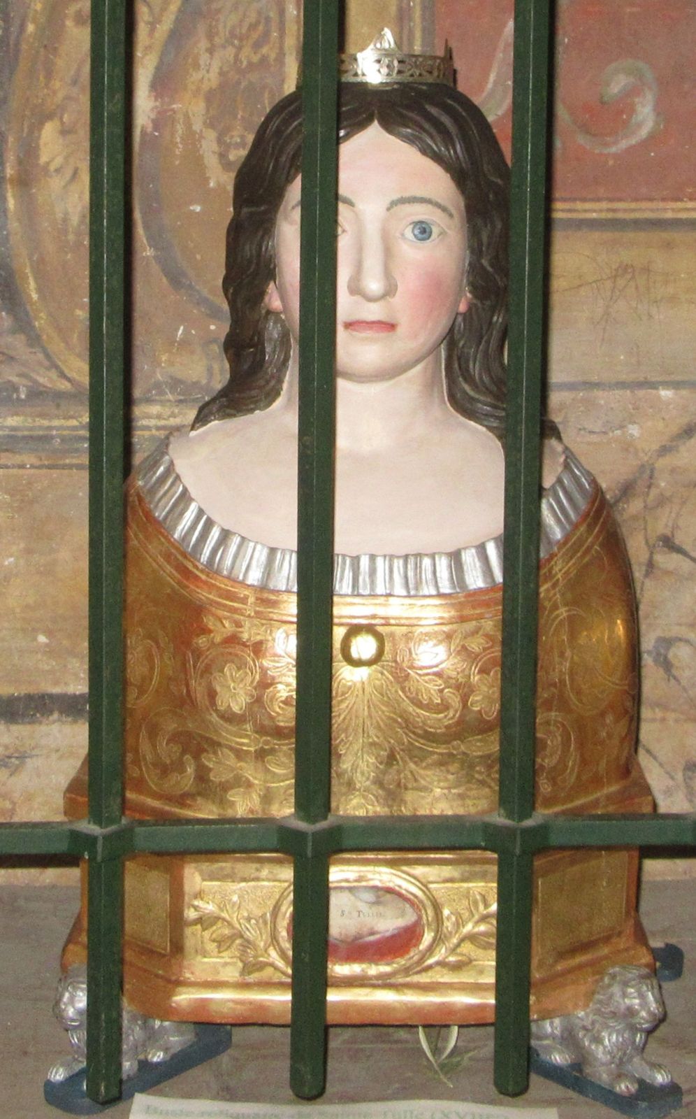 Reliquiar in der Pfarrkirche in Cucuron