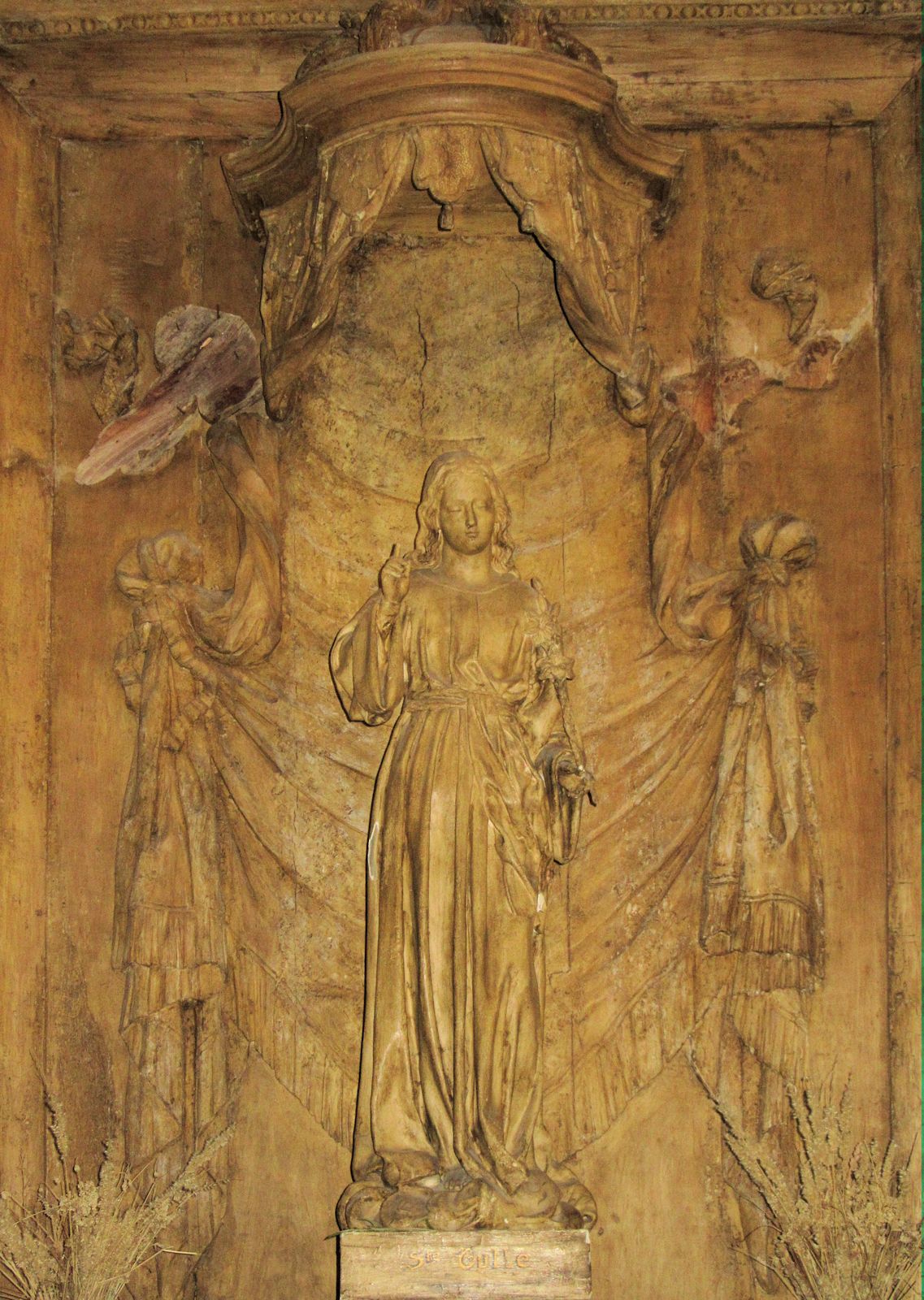 Relief in der Pfarrkirche in Cucuron