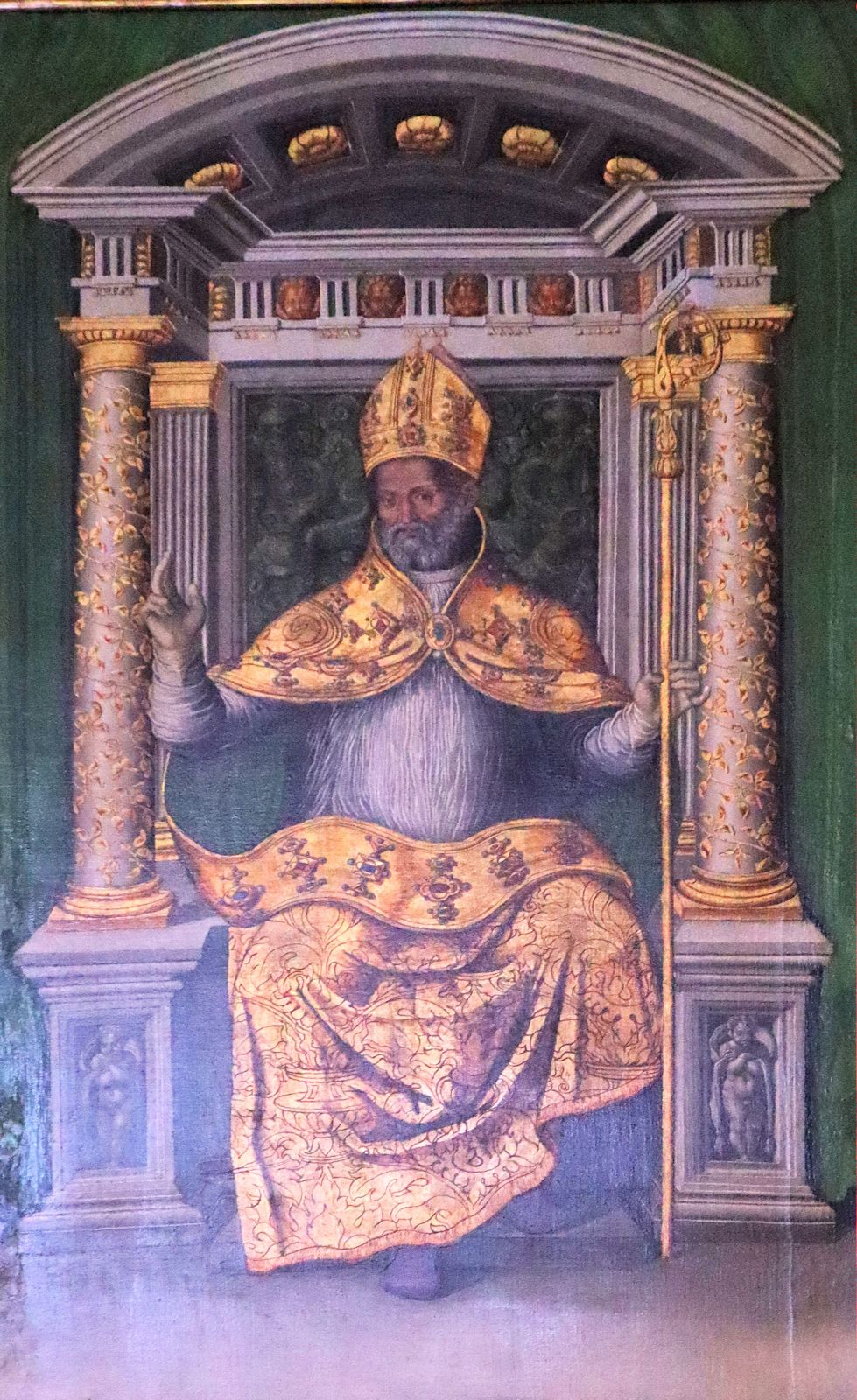 Benedetto Nucci: Ubald, um 1570, in der Kathedrale in Gubbio