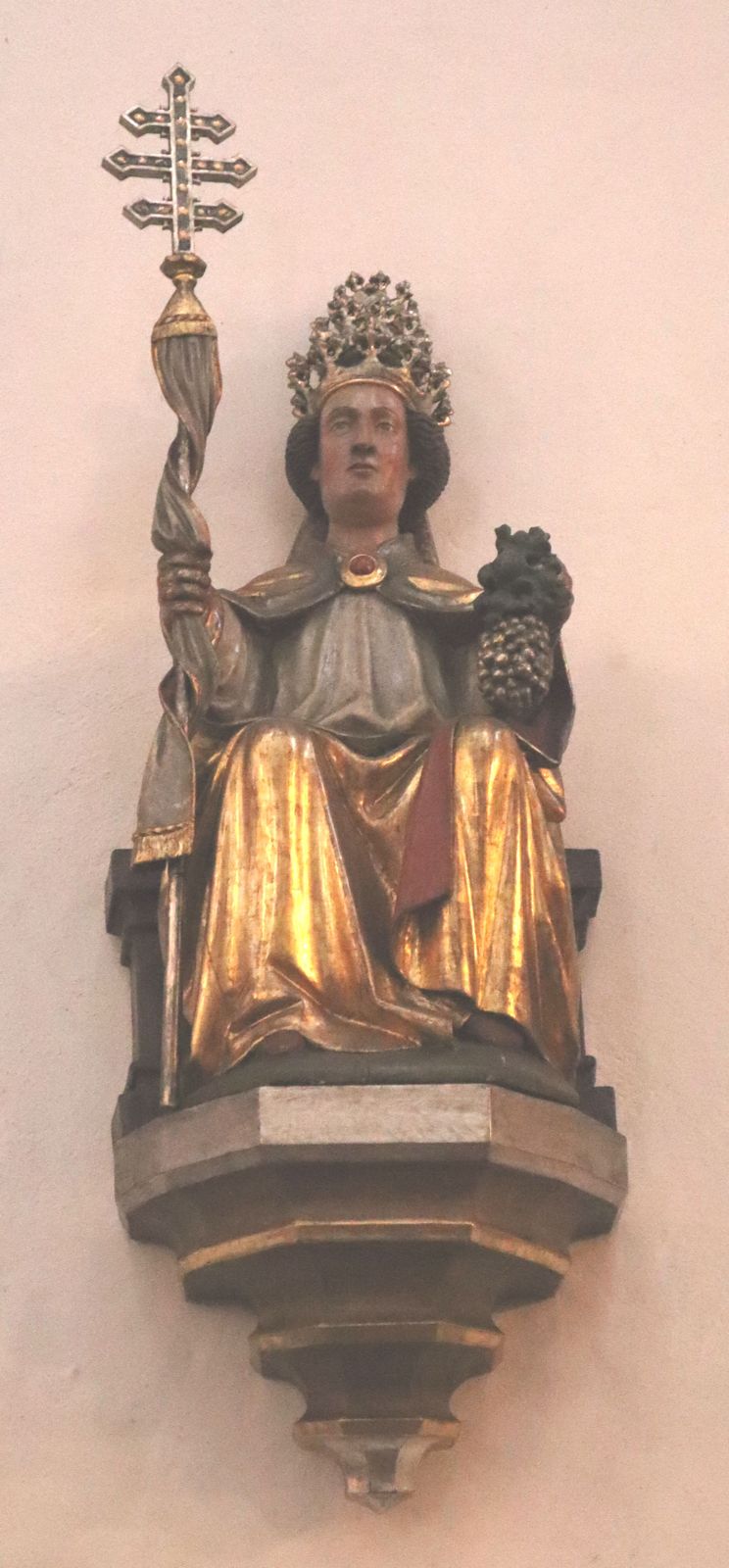 Statue, um 1480 (?), in der Stiftskirche St. Martin in Bingen