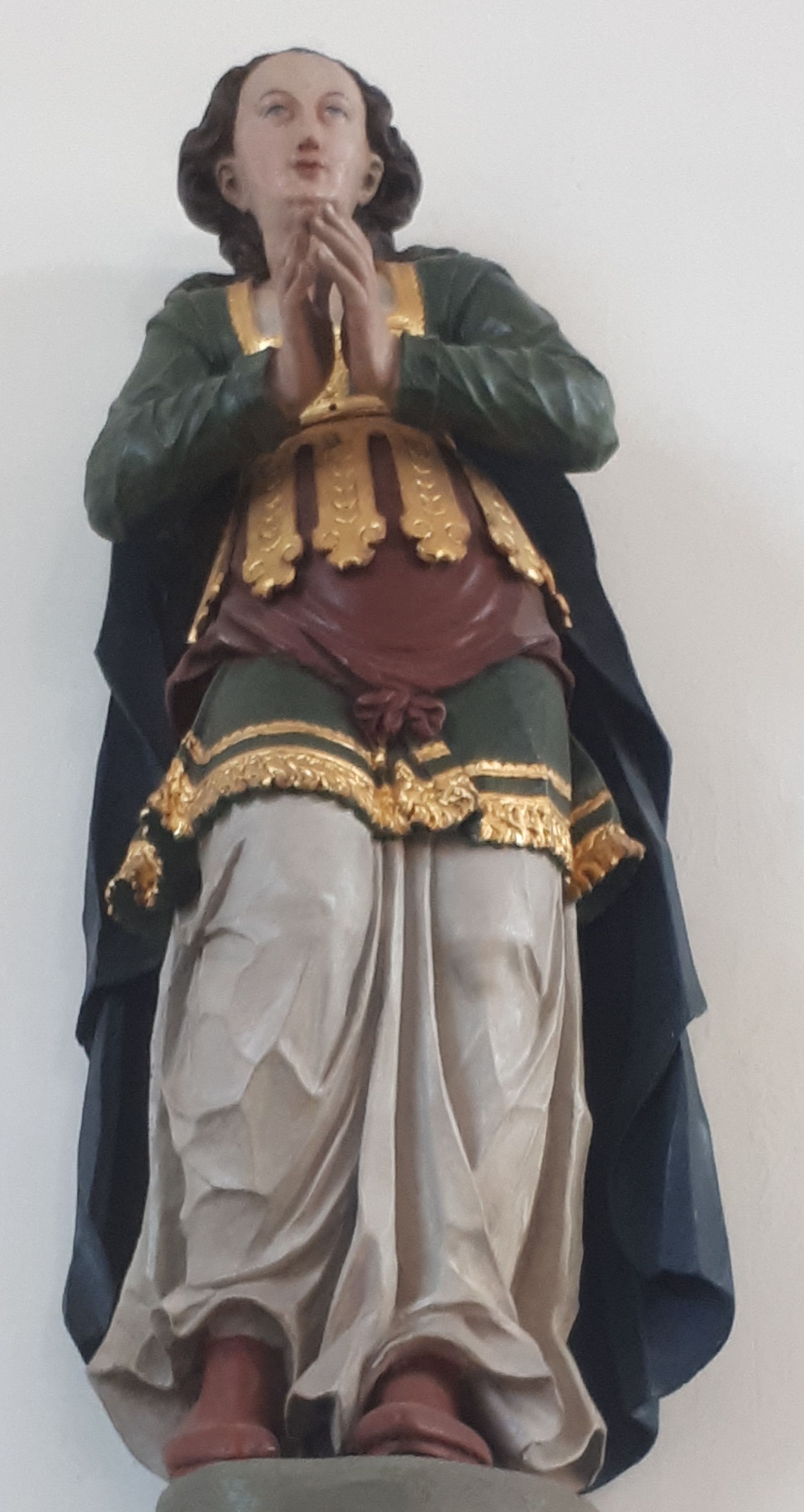 Statue in der Kirche in Uttenweiler