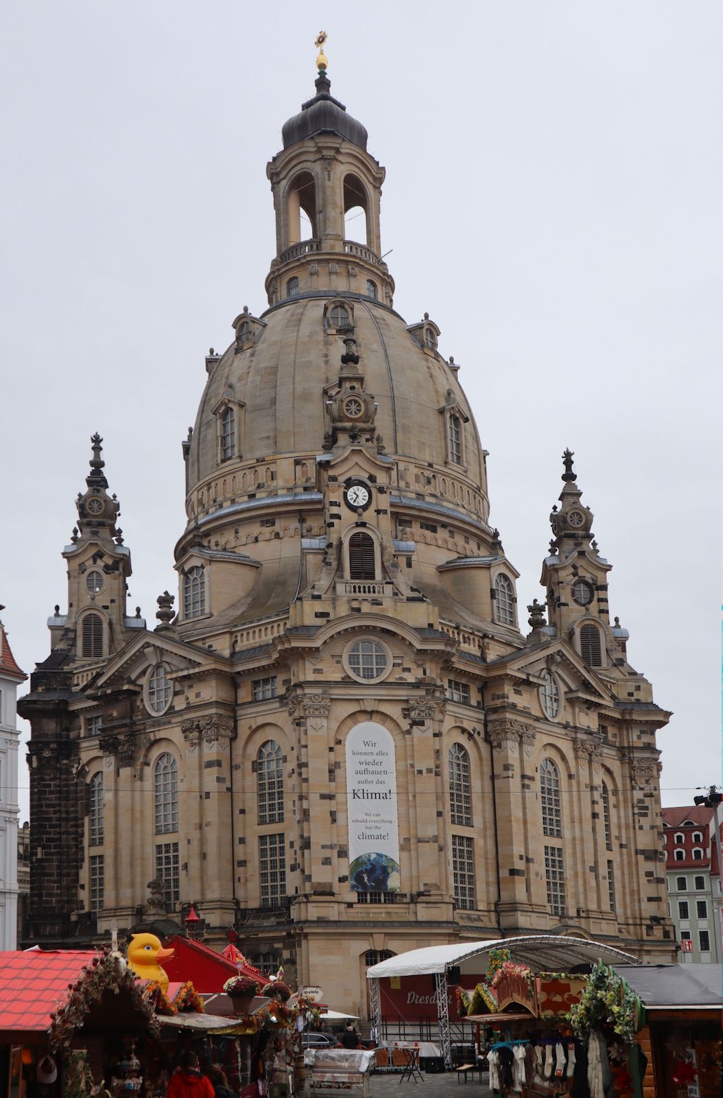 heutige Frauenkirche in Dresden