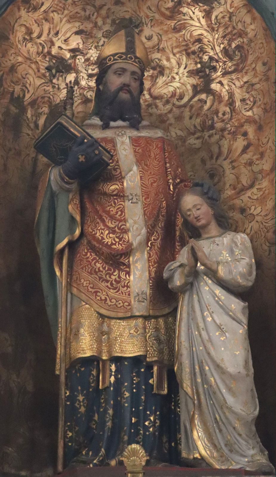Statue in der Pfarrkirche in Saint-Amarin