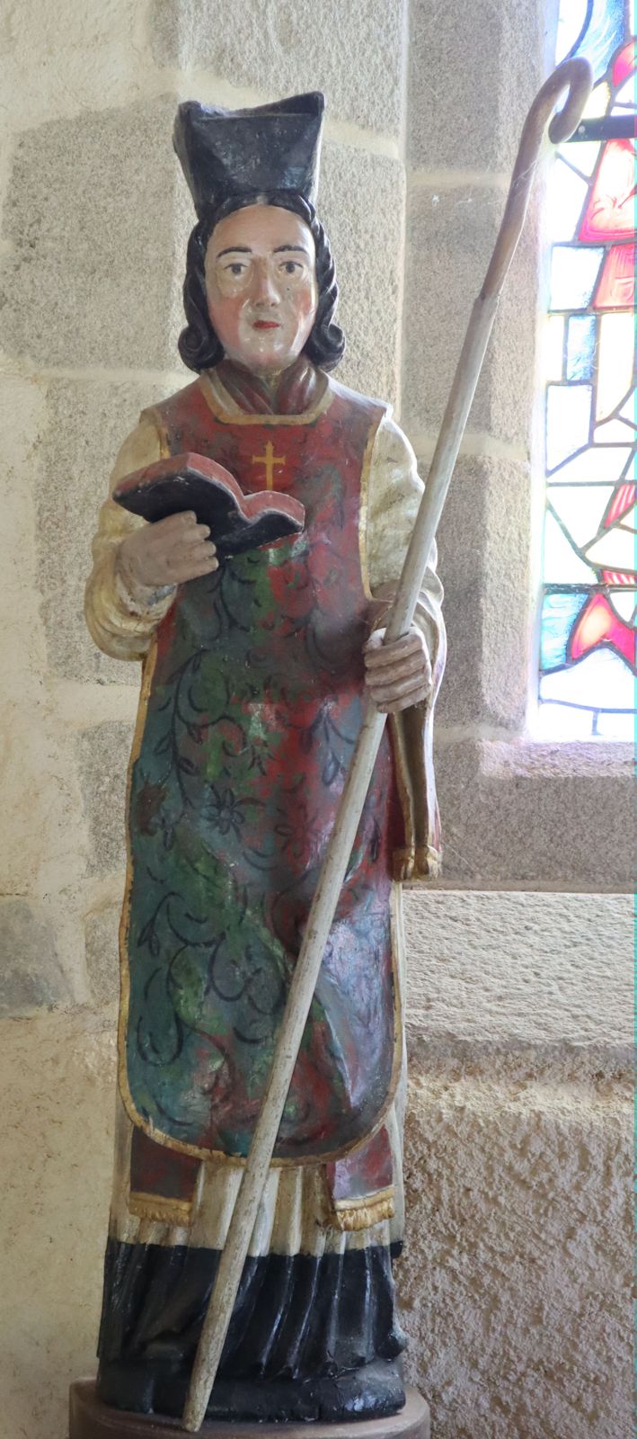 Statue in der Kapelle Saint-Votrom bei Trédarzec