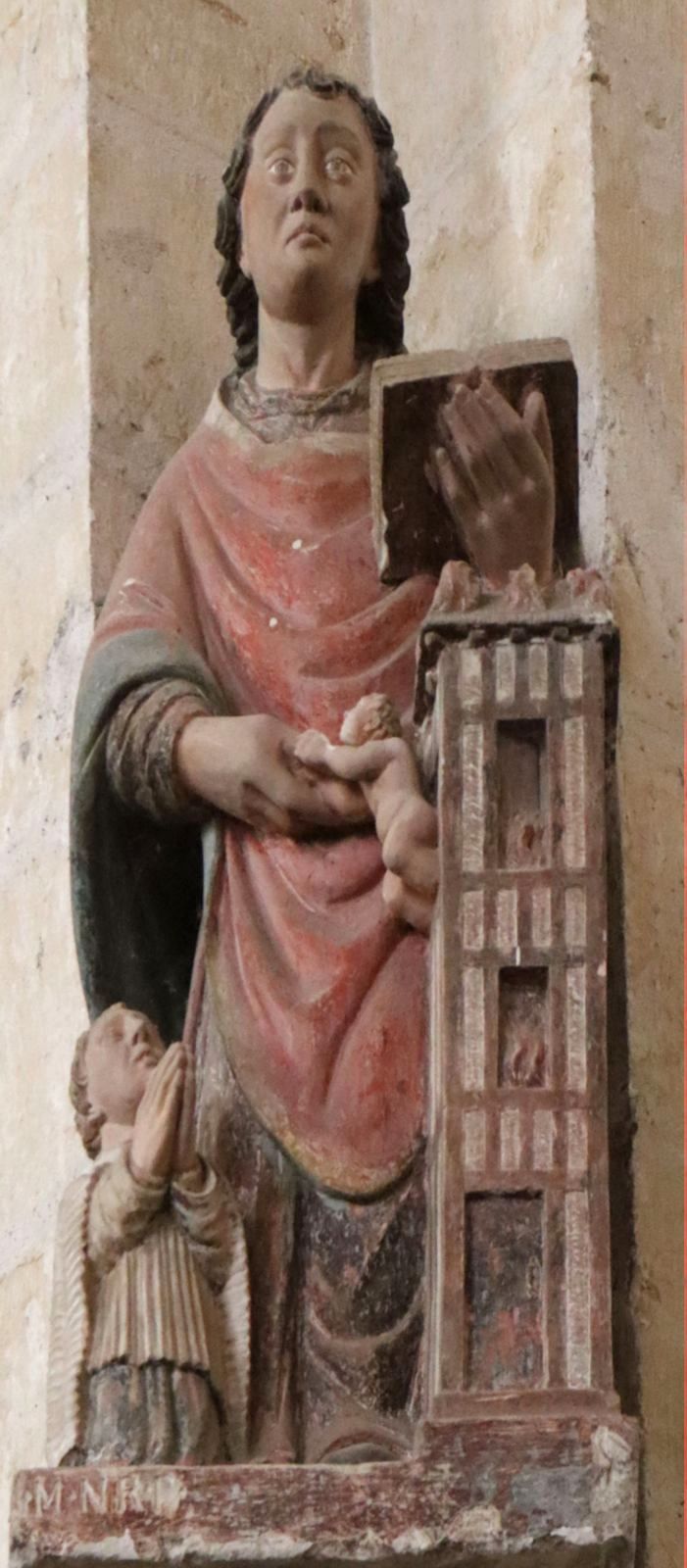 Statue, 16. Jahrhundert, in der Kirche in Chaource bei Troyes