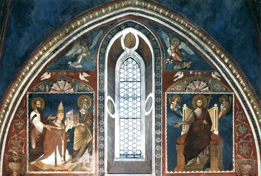 Gemälde in der Sancta Sanctorum